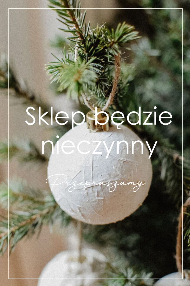 Sklep internetowy - BĘDZIE NIECZYNNY