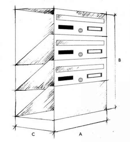 Inclined multi- mailbox SZs